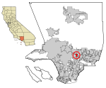 LA County Incorporated Areas San Gabriel highlighted